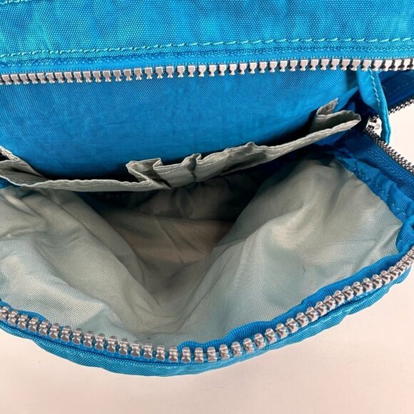 Kipling Blue Nylon Seoul Large College School Travel Commuter Laptop Backpack - Picture 8 of 11